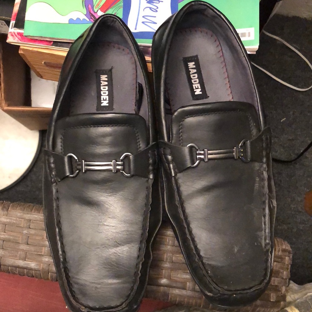 Steve Madden Men’s black dress shoes